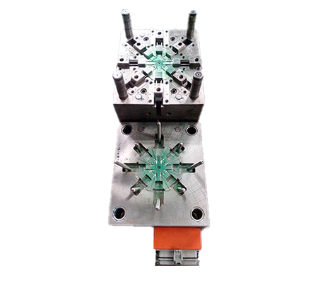 Indwelling needle cannula base mold